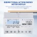 TOMZN Din Rail DTS238-7L3 RS485 Three Circuit Single Phase Energy Meter 80A 85-300V 50/60Hz kWh Watt Hour LCD Modbus-RTU Class1 - TOMZN