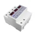 100A 3 phase 3P+N Din rail phase selector Voltmeter with adjustable Over and Under Voltage protection Monitor Relays Protector - TOMZN