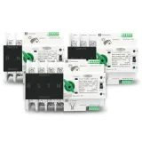 2P 3P 4P Din Rail ATS for PV and inverter Dual Power Automatic Transfer Selector Switches Uninterrupted 63A 100A 125A - TOMZN
