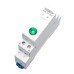 TOMZN DIN Rail HD9-1H 230V AC/DC LED 18mm Signal Indicator Light Orange Red Yellow Blue Green White Power Outage Warning - TOMZN
