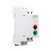 TOMZN DIN Rail HD9-2H 230V AC/DC LED 1P 18mm Signal Indicator Light Red And Green For Household - TOMZN