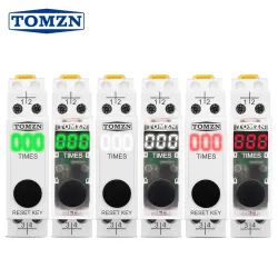 TOMZN Din Rail LED display SPD lightning strike counter 220V 50/60Hz 0-999 times TO-LSC - TOMZN