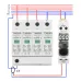 TOMZN Din Rail LED display SPD lightning strike counter 220V 50/60Hz 0-999 times TO-LSC - TOMZN