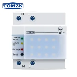 TOMZN DIN rail socket 230V LED Rechargeable emergency light mobile emergency light - TOMZN