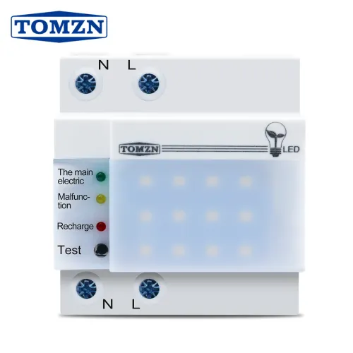TOMZN DIN rail socket 230V LED Rechargeable emergency light mobile emergency light - TOMZN
