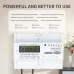 TOMZN DTS238-7 W 10(80)A 3*230V/400V 50/60Hz Three phase Din rail kWh Watt hour energy meter LCD RS485 control Modbus-RTU Class1 - TOMZN