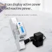 TOMZN Energy Meter CT LCD 85-300V Max 400V 100A 50/60Hz Positive Reverse Active Reactive Energy Voltage Current Hz PF Backlight - TOMZN