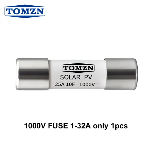 TOMZN fuse Solar DC 1000V PV 3A 6A 10A 15A 16A 20A 25A 30A 32A High Voltage for Solar System Protection - TOMZN