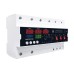 TOMZN High-current 100A 3*230V AC 3 Phase Selector Voltage Current Protection Alarm 3 Input 1 Output Cut Off L N U-I Dispaly - TOMZN
