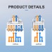 TOMZN Lever Wire Connectors 2IN 6OUT 18PCS 2IN 4OUT 24PCS 28-14AWG Blue + Orange Quick Terminal Block - TOMZN
