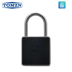TOMZN NFC Passive Intelligent Padlock Keyless No Keyway Waterproof Theft-proof Thickened Body Lock/Unlock Record nfc lock APP - TOMZN