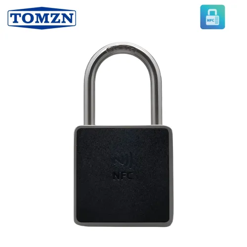 TOMZN NFC Passive Intelligent Padlock Keyless No Keyway Waterproof Theft-proof Thickened Body Lock/Unlock Record nfc lock APP - TOMZN