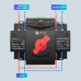TOMZN night light series 2P 63A 125A 220V 230V 50/60Hz MCB type Dual Power Automatic transfer switch ATS 2 input 2 output - TOMZN