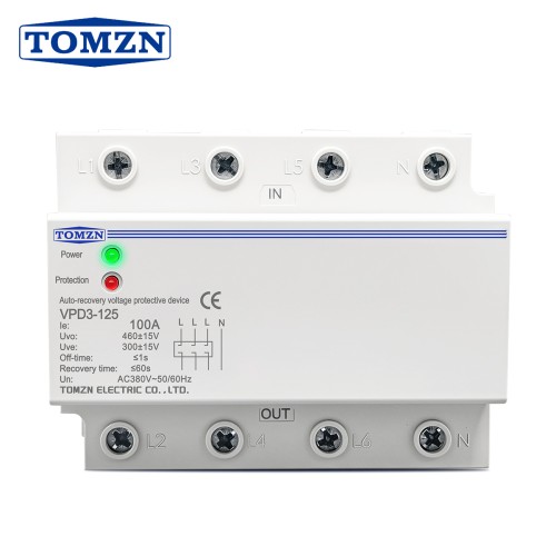 TOMZN Office MTS Manual Transfer Switch AC 380V 100A 50/60Hz 2 Input 1 Output Load Isolating Switch Mechanical Disconnectable - TOMZN