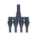 TOMZN Official 1 Pair T-type 1 to 4 Solar PV Connector IP67 Panel Stecker Cable Waterproof T4 1000V 32A For Battery Pack - TOMZN