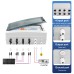 TOMZN Official 18ways PV Combiner Box Lightning Protection 4in 1out DC 1000V Fuse MCB SPD Waterproof Box IP65 Solar photovoltaic - TOMZN