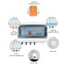 TOMZN Official 18ways PV Combiner Box Lightning Protection 4in 1out DC 1000V Fuse MCB SPD Waterproof Box IP65 Solar photovoltaic - TOMZN