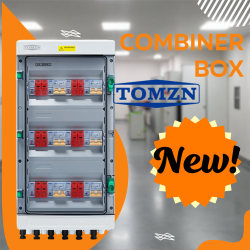 TOMZN Official 6 Strings PV Combiner Box 36 Ways 6 Input 6 Output 600V 16-63A IP65 HA Series Photovoltaic with FUSE MCB SPD - TOMZN
