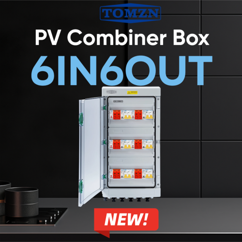TOMZN Photovoltaic Combiner Box HA-36WAY 6 INPUT 6OUTPUT FUSE SPD MCB 600V 16A 20A 25A 32A 40A 50A 63A - TOMZN
