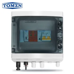 TOMZN PV Combiner Box With Lightning Protection Solar photovoltaic 1 input 1 out DC 600V Fuse MCB SPD Waterproof Box IP65 - TOMZN