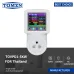 TOMZN SKW Thailand Power Socket WIFI TUYA Voltage Current Protection AC 220V Adjustable 16A With PE Metering Timer 3-Pin with PE - TOMZN