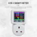 TOMZN SKW UK Power BS 1363 Socket WIFI TUYA Voltage Current AC 220V Adjustable 16A With PE Metering Timer British 3-Pin PF Hz kW - TOMZN