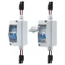 TOMZN Solar photovoltaic PV Combiner Box with DC MCB IP65 HT 2ways 600/1000V 1 input 1 out DC with matching wires Waterproof Box - TOMZN