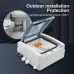 TOMZN Solar photovoltaic PV Combiner Box With Lightning Protection 1 input 1 out DC 600V Fuse MCB SPD Waterproof Box IP65 - TOMZN