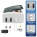 TOMZN Solar photovoltaic PV Combiner Box With Lightning Protector 2 input 1 out DC 1000V Fuse MCB SPD Waterproof Box IP65 12ways - TOMZN