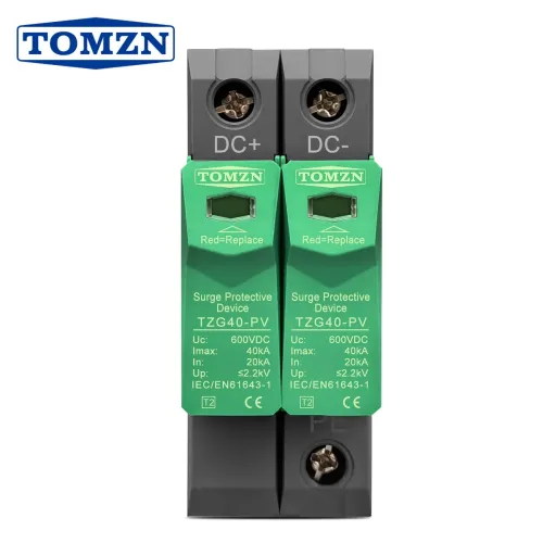 TOMZN SPD DC 500V 600V 800V 1000V 20KA~40KA House Surge Protector Protective Low-voltage Arrester Device - TOMZN