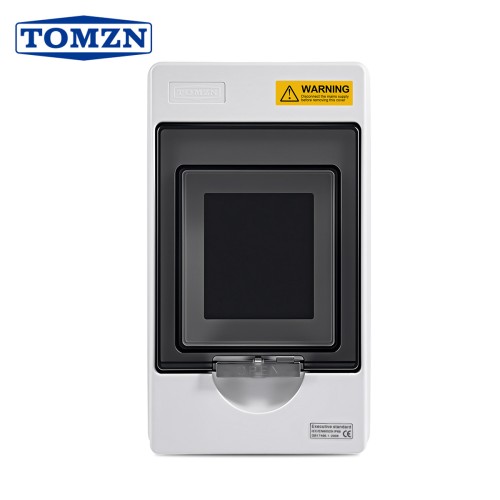 TOMZN T-Box125 MCCB IP66 Solar Photovoltaic PV Waterproof Distribution Box For TOM7Z 2P 500V 600V 1000V 100A 125A ABS - TOMZN