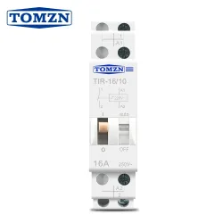 TOMZN TIR-16 Din rail Household 230V AC Impulse Relay Household Electric Pulse Control 16A 1NO 50HZ 60HZ Auto Control - TOMZN
