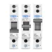 TOMZN TO119G 1P 220V~ AC 80A MTS Dual Power Manual Transfer Isolating Interlock Circuit Breaker Disconnectable changeover switch - TOMZN