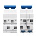 TOMZN TO219G Blue MTS 2P 400V~ AC 63A 50/60Hz Dual Power Manual Transfer Isolating Switch Interlock Generator City Power PV - TOMZN