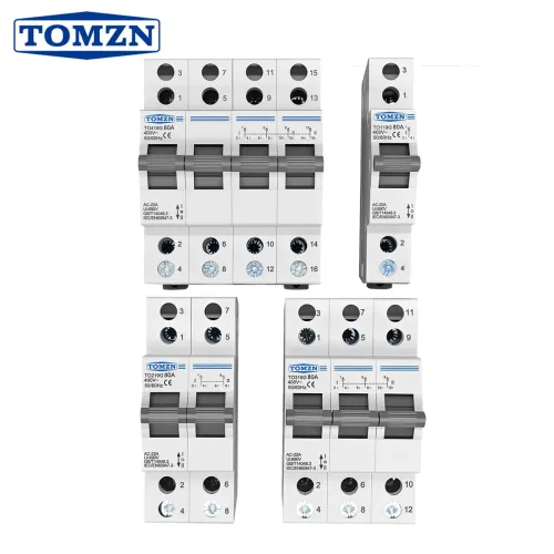 TOMZN TO419G Changeover Switch 1234P 400V~ 80A MTS Dual Power Manual Transfer Isolating Interlock Circuit Breaker Disconnectable - TOMZN