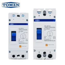 2P DC B curve 500V DC Solar Molded Case Circuit Breaker MCCB Overload Protection Switch Protector for Solar Photovoltaic PV - TOMZN