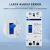 2P DC B curve 500V DC Solar Molded Case Circuit Breaker MCCB Overload Protection Switch Protector for Solar Photovoltaic PV - TOMZN
