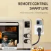 TOMZN TOSVA-16LW EU WIFI TUYA voltage current leakage Socket AC 110V 220V Adjustable 1-16A Power Surge Protector metering timer - TOMZN