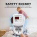 TOMZN TOVS-16Z Automatic Voltage Protector Socket AC 220V 230V 16A EU Plug Overvoltage Protective Device Undervoltage Protection - TOMZN