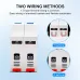 TOMZN TUYA 1-63A TOMZN 2P WIFI Smart Switch Energy Meter Circuit Breaker voltage current leakage protection Relay cut off L+N - TOMZN