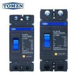 2P DC MCCB TOM7Z 1000V DC Solar Molded Case Circuit Breaker MCCB Overload Protection Switch Protector for Solar Photovoltaic PV - TOMZN