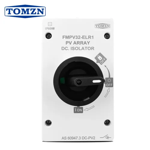 Waterproof PV Isolator DC 1200V 32A M25 threaded holes IP66 Solar Rotating Rotary Switch Disconnector Photovoltaic Outdoor - TOMZN