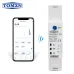 Zigbee TUYA 18mm 63A WIFI smart Bidirectional Energy Meter timer Power Monitor kWh Meter with voltage current protection - TOMZN
