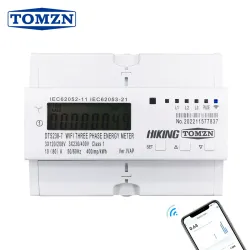 3 phase 80A TOMZN Tuya WIFI Smart Bidirectional Energy Meter timer Power Consumption Monitor kWh Meter Wattmeter SMARTLIFE - TOMZN
