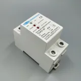 40A 230V Din rail 3 LED automatic reconnect over voltage and under voltage protective device protector protection relay - TOMZN