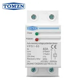 40A 60A 230V Din rail automatic recovery reconnect over voltage and under voltage protective device protection relay - TOMZN
