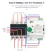 4P 3 Phase 4 wire Din Rail ATS for PV and inverter Dual Power Automatic Transfer Selector Switches Uninterrupted 63A 100A 125A - TOMZN