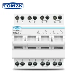 4P 63A 3 phase TOMZN MTS Dual Power Manual Transfer Isolating Switch Interlock Circuit Breaker - TOMZN