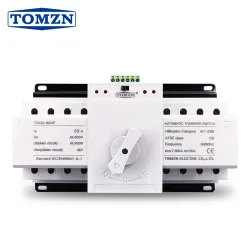 4P 63A 380V MCB type Dual Power Automatic transfer switch ATS - TOMZN